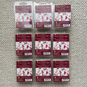 8 x Whipped Peppermint Cream Scentsationals Wax Melts Cubes  for Warmer Mint